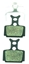 Picture of Clarks Okadziny hamulcowe wymienne do FORMULA (Mega, The One, R) organiczne (CLA-VX850C-FIN-RE)