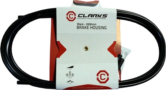 Изображение Clarks Pancerz hamulca 2P z teflonem 5mm x 2000mm + 4 kocówki Y2029 czarny