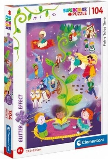 Picture of Clementoni Clementoni Puzzle 104el z brokatem Fairy Tales Time. Czas na opowieci wróki 20180