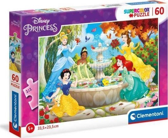 Изображение Clementoni Clementoni Puzzle 60el Disney Princess. Księżniczki przy fontannie 26064