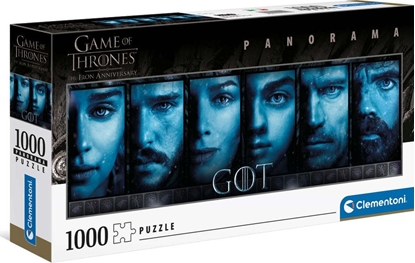 Attēls no Clementoni Puzzle 1000 Gra o Tron panorama
