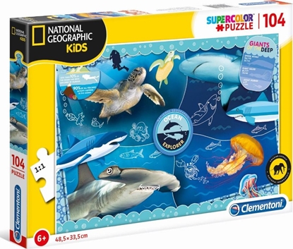 Attēls no Clementoni Puzzle 104 National Geo Kids Ocean Explorer