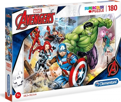 Attēls no Clementoni Puzzle 180 elementów Super Kolor - Avengers
