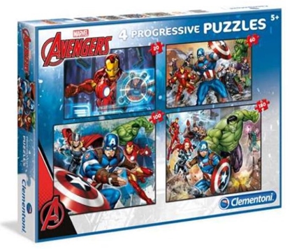 Изображение Clementoni Puzzle 20+60+100+180 The Avengers (07722)