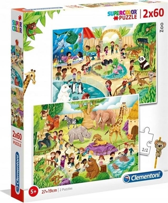 Picture of Clementoni Puzzle 2x60 elementów Zoo
