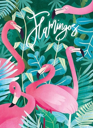 Attēls no Clementoni Puzzle 500el Fantastyczne zwierzęta Flamingi 35101