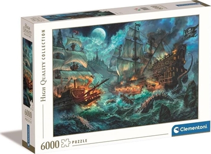Attēls no Clementoni Puzzle 6000 HQ Pirates Battle