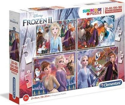 Attēls no Clementoni Puzzle Frozen 2 20+60+100+180el (21411)