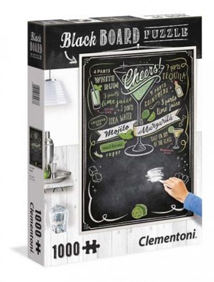 Picture of Clementoni Puzzle, 1000 elementów - Blackboard Cheers (39467 CLEMENTONI)