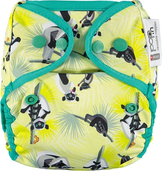 Изображение Close Caboo Otulacz, pieluszka wielorazowa Pop-in AIO Lemur z napami 4.5-16 kg, 1 szt.