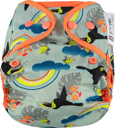Изображение Close Caboo Otulacz, pieluszka wielorazowa z napami Toucan 3-16 kg, 1 szt.