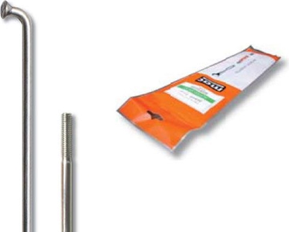 Attēls no Cn Spoke Szprychy 134T 2.3-2.3-2.0 stal nierdzewna 294mm srebrne 72szt