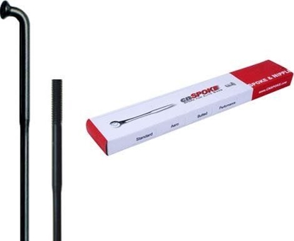 Изображение Cn Spoke Szprychy CNSPOKE DB454 2.0-1.8-2.0 stal nierdzewna 258mm czarne + nyple 144szt.