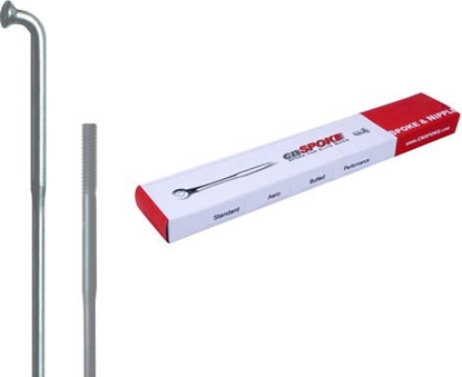 Изображение Cn Spoke Szprychy DB454 2.0-1.8-2.0 stal nierdzewna 262mm srebrne + nyple 144szt.