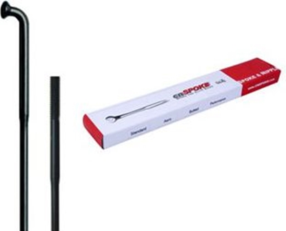 Изображение Cn Spoke Szprychy DB454 2.0-1.8-2.0 stal nierdzewna 272mm czarne + nyple 144szt. (CN-DB454-272C)