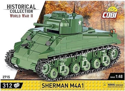 Picture of Cobi COBI 2715 Historical Collection WWII Czołg Sherman M4A1 312 klocków