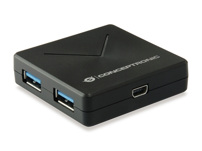 Picture of Conceptronic HUBBIES02B 4-Port-USB 3.0-Hub