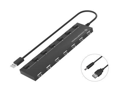 Picture of Conceptronic HUBBIES 7-Port USB 2.0 Hub