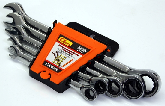 Picture of Corona Zestaw kluczy pasko-oczkowych z grzechotk 8-19mm 5szt. (C7400)