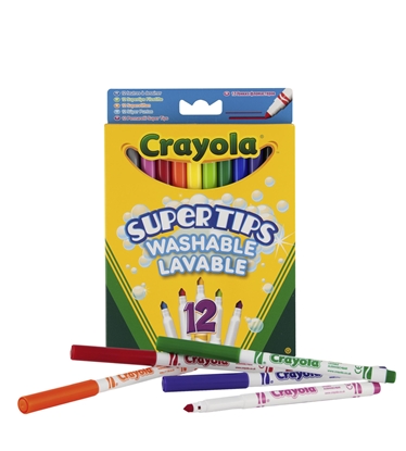 Picture of CRAYOLA 12 BRIGHT SUPERTIPS