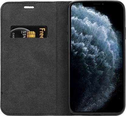 Attēls no Crong Crong Folio Case Etui iPhone 11 Pro Max z klapk na magnes (czarny)