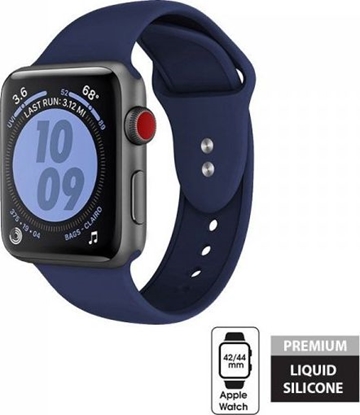 Attēls no Crong Crong Liquid Band - Pasek Apple Watch 42/44 mm (granatowy)
