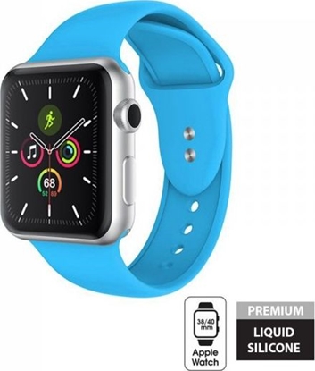 Attēls no Crong Crong Liquid Band - Pasek do Apple Watch 38/40 mm (niebieski)