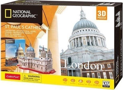 Attēls no Cubicfun Puzzle 3D Katedra w. Pawa National Geographic