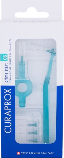Изображение Curaprox Curaprox Prime Start Handy CPS 0,6 - 2,2 mm Szczoteczka do przestrzeni midzyzbowych 5szt