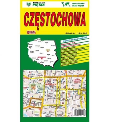 Attēls no Częstochowa 1:23 500 plan miasta