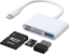 Attēls no Czytnik Joyroom HUB czytnik kart adapter do iPhone OTG Lightning - USB czytnik kart SD TF biały