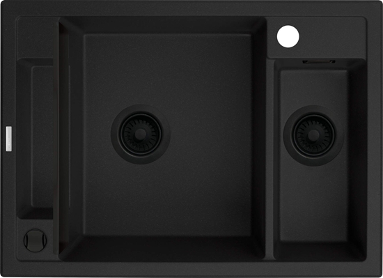 Picture of Zlewozmywak Deante MAGNETIC - granitowy magnetyczny 1.5-komorowy Czarny (ZRM N503)