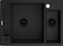 Picture of Zlewozmywak Deante MAGNETIC - granitowy magnetyczny 1.5-komorowy Czarny (ZRM N503)
