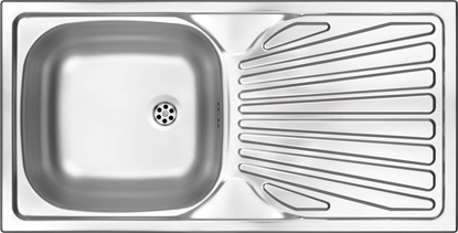 Изображение Zlewozmywak Deante Deante Techno  1-komorowy z ociekaczem