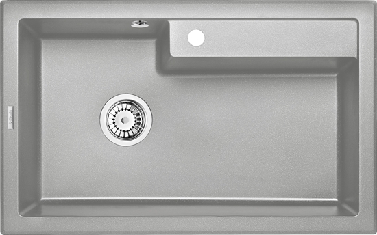 Изображение Zlewozmywak Deante . ERIDAN SZARY METALIK GRANIT 1K 800X500X220 + SPACE SAVER