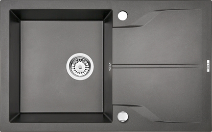 Изображение Zlewozmywak Deante .ANDANTE ANTRACYT METALIK GRANIT 1K Z/O 780X490X194+SPACE SAVER