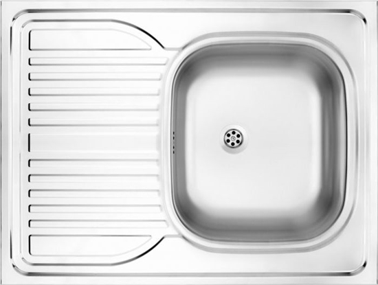 Изображение Zlewozmywak Deante Tango ZM6_311L Stal dekor, ociekacz po lewej stronie
