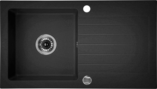 Изображение Zlewozmywak Deante  1-komorowy Zorba z ociekaczem 76 x 44cm grafitowy (ZQZ 2113)