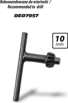 Attēls no Dedra Klucz do uchwytu wiertarskiego 10mm