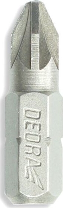 Attēls no Dedra Kocówki wkrtakowe Pozidriv PZ1x25mm, 3szt blister (18A01PZ10-03)