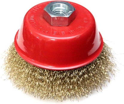 Picture of Dedra Szczotka druciana doczoowa mosidzowana 100mm gwint M14 (F36-100)