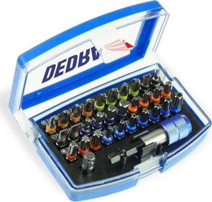 Picture of Dedra Zestaw kocówek wkrtakowych Dedra 18A11S032 32 szt.
