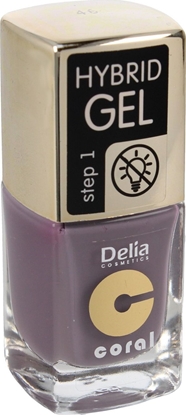 Attēls no Delia Delia Cosmetics Coral Hybrid Gel Emalia do paznokci nr 46 11ml