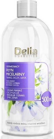Picture of Delia Pyn Micelarny odwieajcy - kady rodzaj cery 500ml