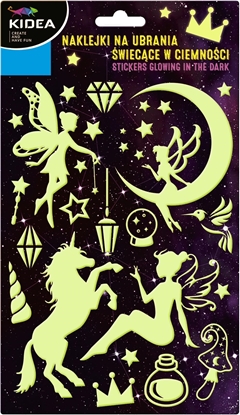 Изображение Derform Naklejki na ubrania wiecce w ciemnoci Wróki Kidea