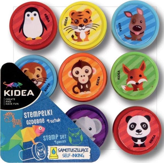 Picture of Derform Stempelki ozdobne A 9szt KIDEA