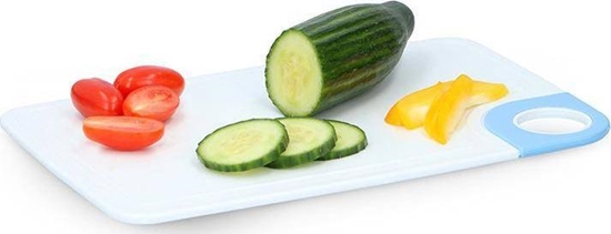 Изображение Deska do krojenia Alpina Alpina - deska do krojenia z wytrzymaego tworzywa (niebieski uchwyt) (8711252196640_BLUE) - 8711252196640_BLUE