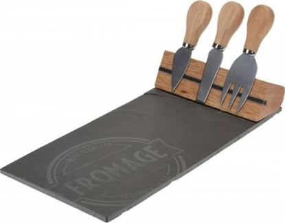 Attēls no Deska do krojenia Intesi z noem kamienna 4szt.