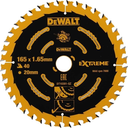 Изображение Dewalt pia tarczowa 165x20mm, 40 zbów (DT10301-QZ)
