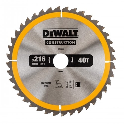 Picture of Dewalt Pia tarczowa 216x30mmx40z (DT1953-QZ)